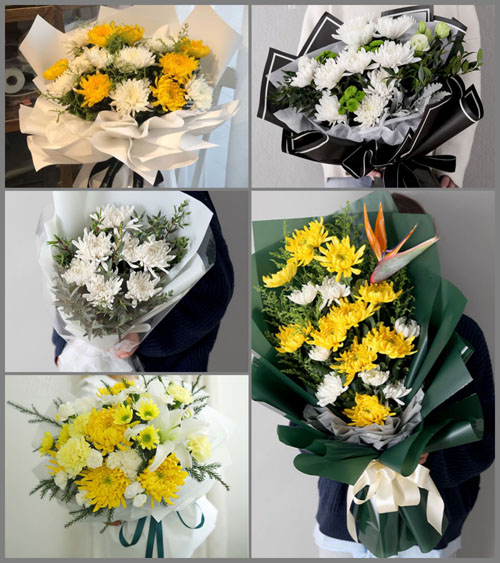 广东潮州市潮安区登塘镇关竹村白事花束代送